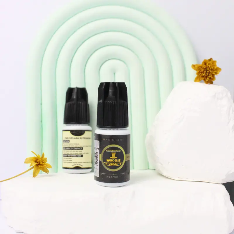 Keo Nối Mi MAGIC GLUE (Chính hãng), Siêu Bền-Ít Cay, Set 2 Chai (3ml/1 chai) - Dụng Cụ Nối Mi Thúy Hà Mỹ Phẩm Cosmetic 4