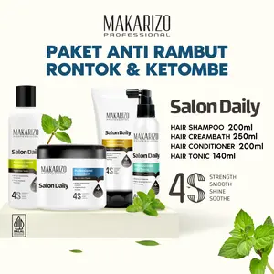 Makarizo Professional - Salon Daily Paket Anti Rambut Rontok dan Ketombe