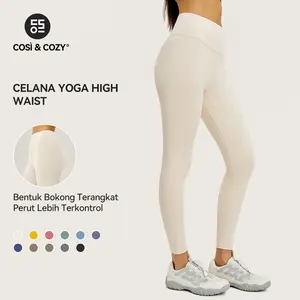 COSI COZY Legging Celana Olahraga Wanita Panjang Pinggang Tinggi High Waist