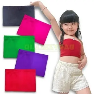 BAJU ANAK PEREMPUAN CROP TUBE TOP KEMBEN ANAK PEREMPUAN USIA 1-10th