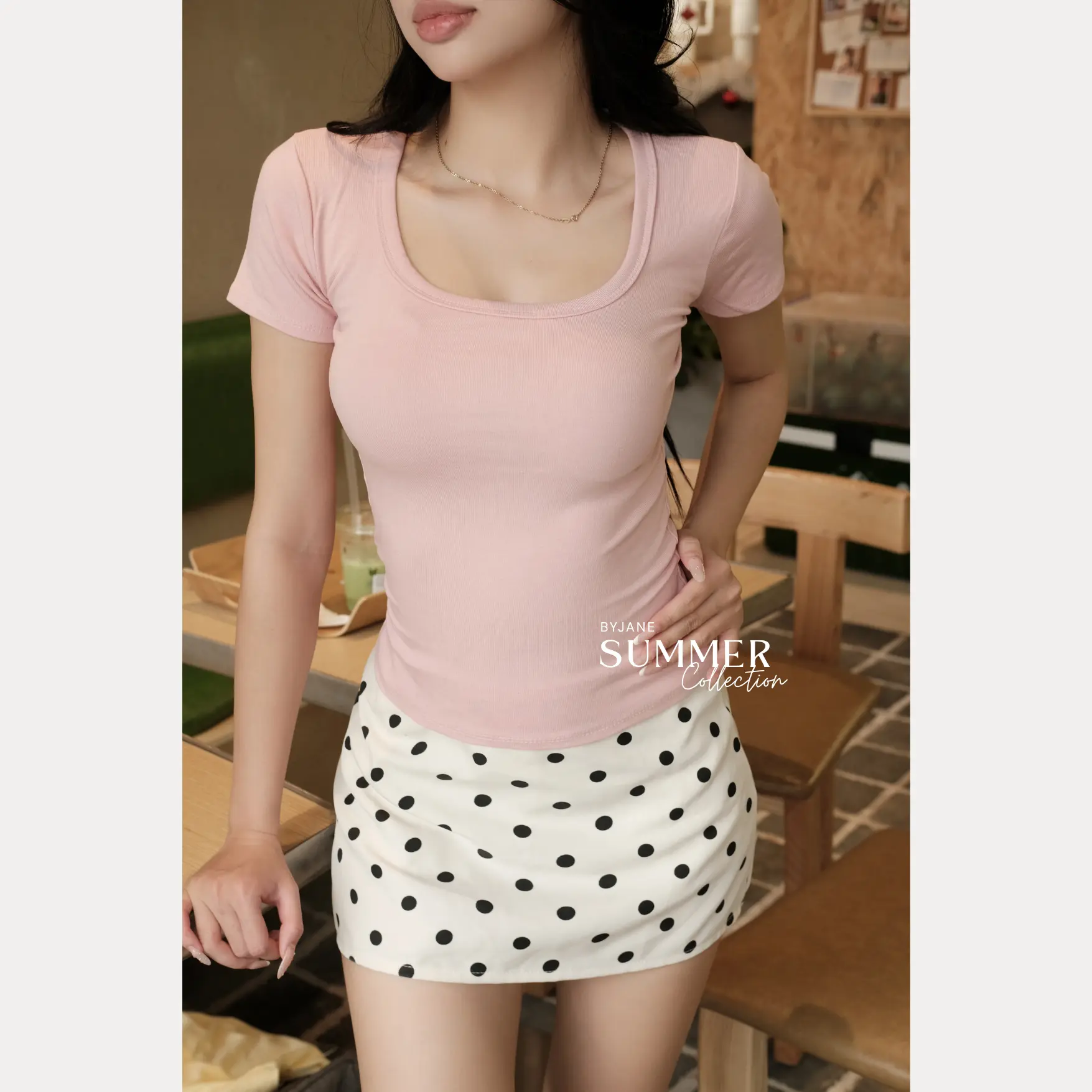 [MÀU MỚI] Áo Thun Nữ Cổ Vuông Ôm Body BYJANE Chất Thun Mịn Co Dãn - 242 | BigBuy360 - bigbuy360.vn