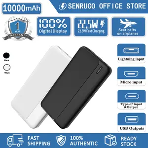 PowerBank 3.0 pengisian cepat Lightweight sabuk pengaman di pesawat untuk iOS/Android PowerBanks