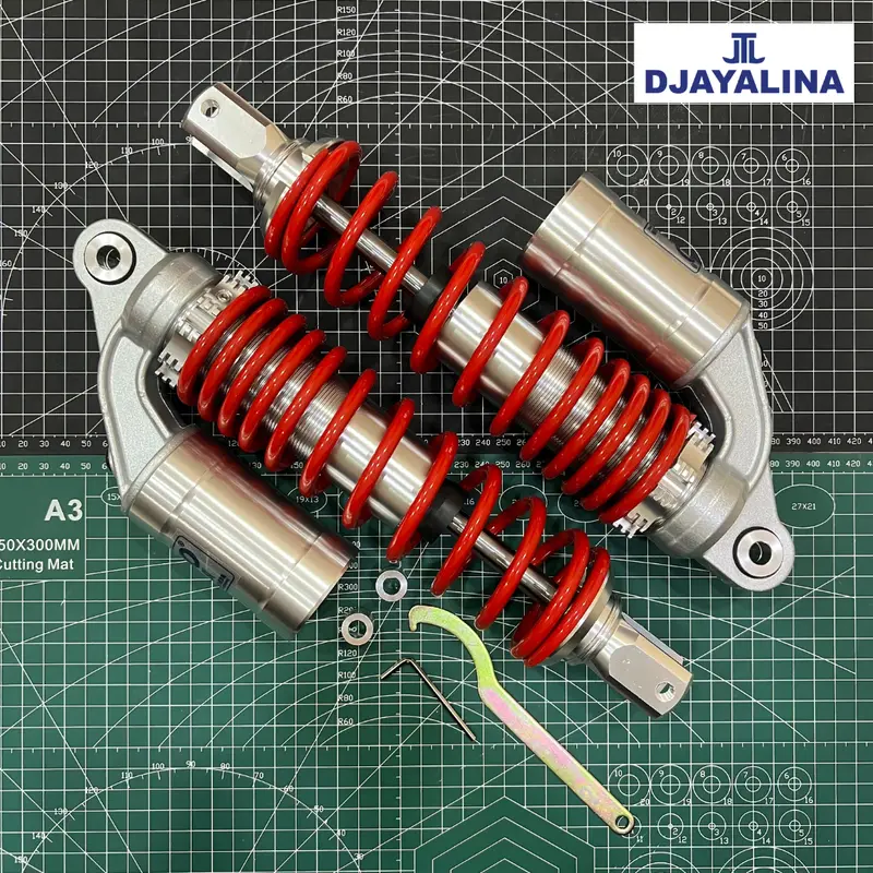 (TERLARIS) YOKO SAMURAI ( JLT 197 ) Nmax Aerox PCX - Shockbreaker Untuk motor Aerox Nmax PCX Skywave Nouvo / Shock breaker belakang tabung fungsi - Sok 280mm 310mm 335mm 280 310 305  335 mm7 6