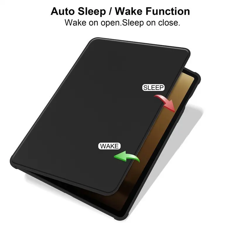 LEVINO Casing Compatible for Samsung Tab A9 A9 Plus S7/S8 Plus S7/S8 FE Plus Tab A8 S6 Lite Smart Magnetic Case Support Auto Lock 360 Rotation Acrylic 1