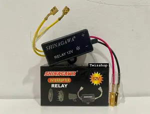 Relay Klakson Interrupter Bunyi Putus Putus 12V 24V Relay Modul Interupter 12 Volt 24 Volt Motor Mobil Truk Bus