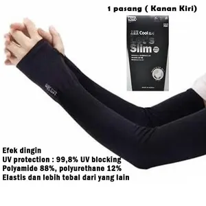 Manset Tangan Handsock Lets Slim import ORIGINAL / manset tangan jempol Anti UV Pria Wanita dewasa murah