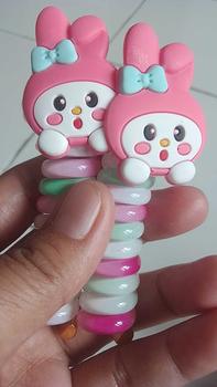 Product Review of Ikat Rambut Karakter Lucu Spiral Ikat Rambut Anak Karakter Lucu Scrunchies from R**u 0