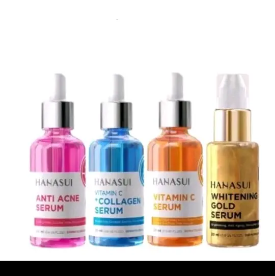 HANASUI SERUM 20ml / WHITENING GOLD / VITAMIN C+COLLAGEN / ANTI AGING