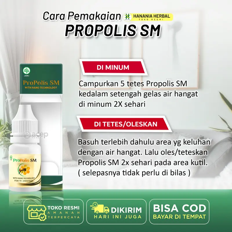 Propolis SM Gonore Sifilis Raja Singa Pria Wanita Remaja dan Dewasa - HananiaHerbal 3