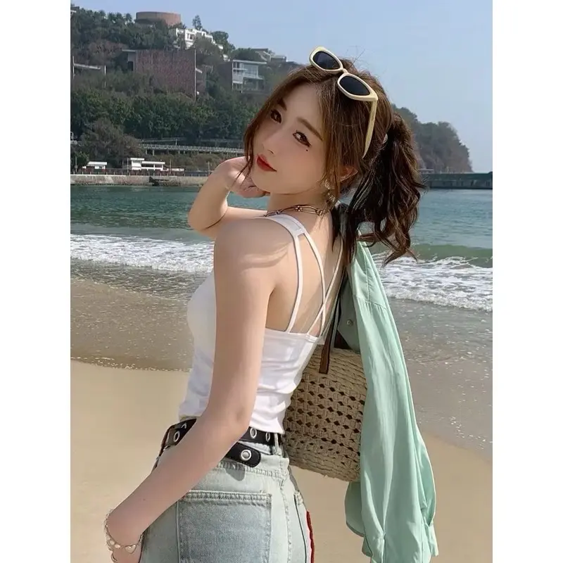 Áo Ba Lỗ Dây To Có Mút Ngực, Áo 2 dây bản to cổ vuông màu trơn (Có bigsize) BL258 | BigBuy360 - bigbuy360.vn Áo Ba Lỗ Dây To Có Mút Ngực, Áo 2 dây bản to cổ vuông màu trơn (Có bigsize) BL258 | BigBuy360 - bigbuy360.vn