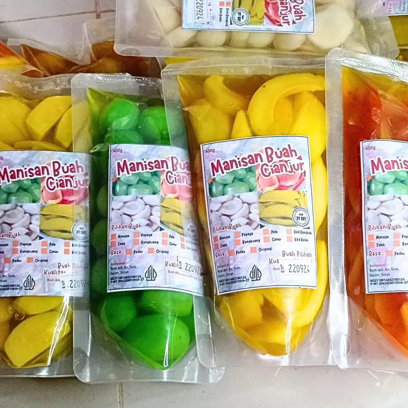 Manisan buah cianjur 400 gram asinan buah camilan buah asinan pedas buah segar Makanan 4