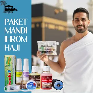 Paket Mandi Haji Umroh An Nadzhiif 35ml – Set Perlengkapan Ihram Travel Non Parfum & Non Alkohol