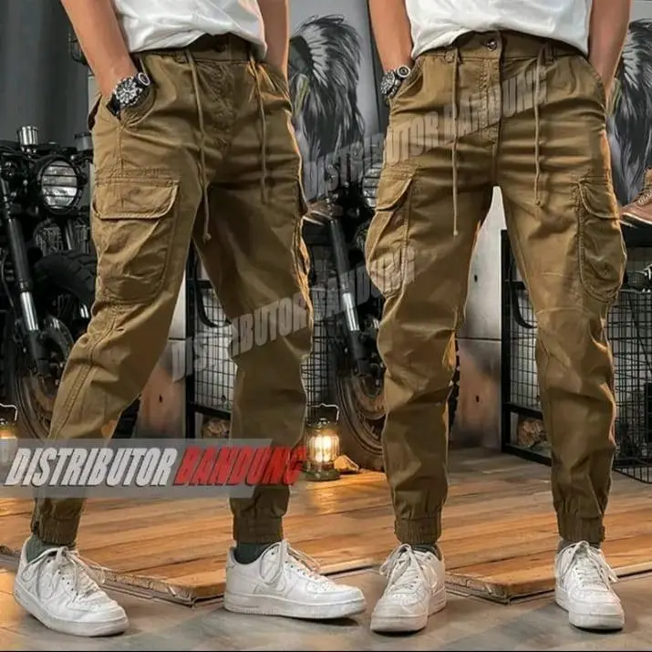 Celana carggo Jogger Combat Camouflage Sport Pria Celana Jogger loreng panjang Celana termurah celana kargo loreng army celana polos celana panjang Cargo Katun