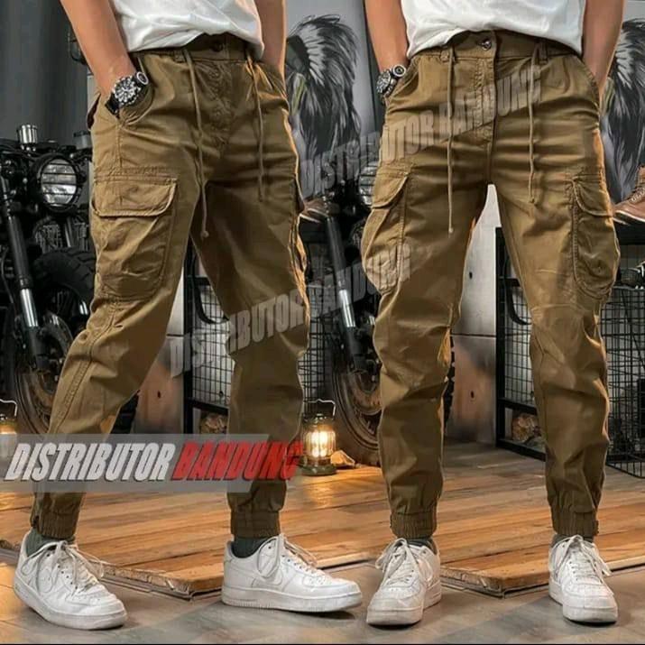 Celana carggo Jogger Camouflage Sport Pria Celana Jogger loreng panjang Celana termurah celana kargo loreng army celana polos celana panjang Cargo Katun 3