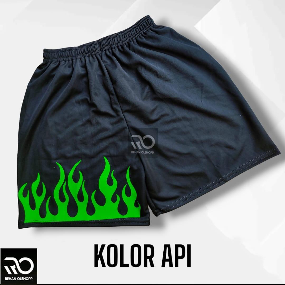 100Ribu an 15Pcs Celana Kolor Boxer Api Dan Tartan Pria Wanita Unisex REMAJA & DEWASA Harian Santai pendek  Hitam  Melar  Motif  Biru Hitam Putih Merah Shorts Polos Hijau Distro Panjang Nyaman Tartan Lembut