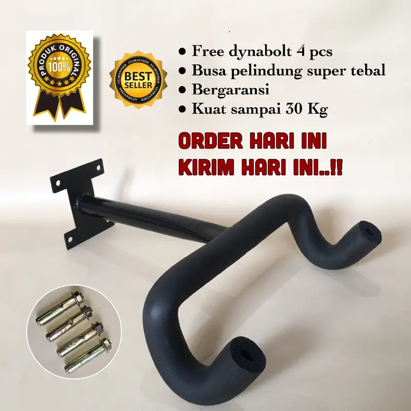 Gantungan sepeda Dipasang di Dinding 0