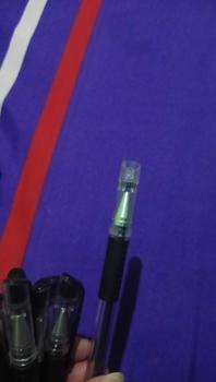 Product Review of (COD) MSS BUNDLING 6PCS 12PCS 24PCS 50PCS dan 100PCS REFILL Tinta Pulpen Pena Gel 0.55mm Standard Transparant TST Pulpen tinta cair Alat Tulis Sekolah Karakter Kantor Pen Warna Warni Pena Merah Plastik from k**l 1