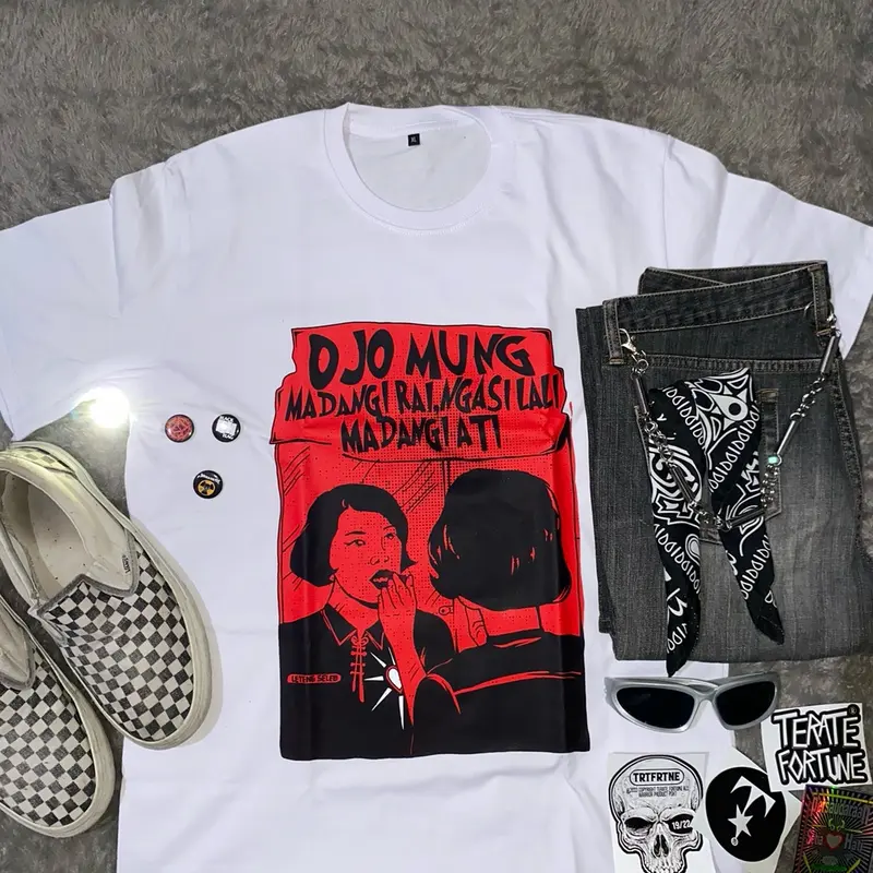 TERATE FORTUNE | OJO MUNG MADHANGI RAI | KAOS UNISEX KATUN Combed 2