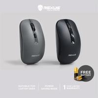 Gambar REXUS Q20 4D Silent Click Wireless - Office Mouse Wireless - Hitam dari Techno Computer Bali Kota Denpasar 2 Tokopedia