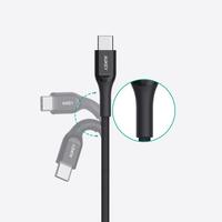 Gambar AUKEY Kabel Charger 18W USB A to USB C Kevlar Core Fast Charging Android Samsung  CB-AKC2 - Black dari AUKEY OFFICIAL STORE Kota Administrasi Jakarta Timur 5 Tokopedia