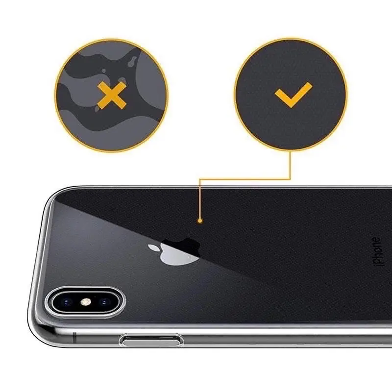 IPHONE 16 16 PLUS 16 PRO 16 PRO MAX 15 15 PLUS 15 PRO 15 PRO MAX X XS XR XS MAX 11 11 PRO 11 PRO MAX 12 Pro Max 13 Pro max 14 PRO MAX Mini Sotfcase Bening Clear Case Silikon Transparan 2MM 7