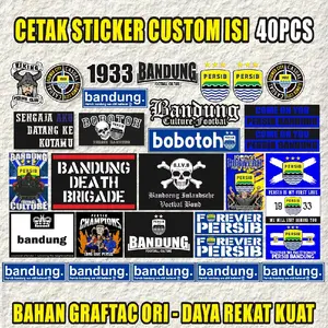 ATRIBUT PERSIB BANDUNG + BENDERA PERSIB, STICKER PERSIB, MINIFLAG BOLA, POSTER DESAIN PERSIB BANDUNG, STICKER CUTTING, KAOS PERSIB BANDUNG