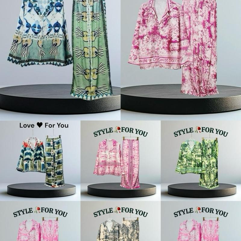 Bộ LỤA LATIN L777 Tơ Tằm Cao Cấp -Thiết kế độc quyền sang xịn siêu mềm mại mát- Quần Không Túi- Pijama Đồ Bộ Đồ Ngủ Nữ -Tay Dài Quần Dài