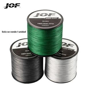 JOF hilo de pesca PE de 4 hilos nuevos, hilo de pesca “Raid”, 300 m/500 m/1000 m, hilo multifilamento para pesca de carpa, herramienta, rango de resistencia 8 lb–80 lb