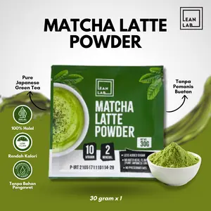Leanlab Bubuk Minuman Matcha Latte Premium Drink Powder 30g sachet