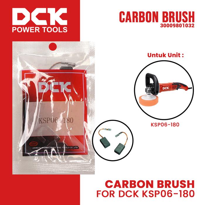 Gambar Carbon Brush/Arang untuk Polisher KSP/DSP/ASP06-180 dari DCK Power Tools Indonesia Kota Administrasi Jakarta Barat Tokopedia