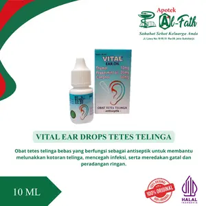 Vital Ear Drops 10 ml Antiseptik Telinga