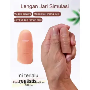 ⚡Cod + Pengiriman 24 Jam⚡Simulasi Lengan Jempol/Jari Palsu Realistis/Simulasi Lengan Jari Fleksibel/Ukuran Jari Palsu/Mainan Sulap/Aksesoris Lelucon