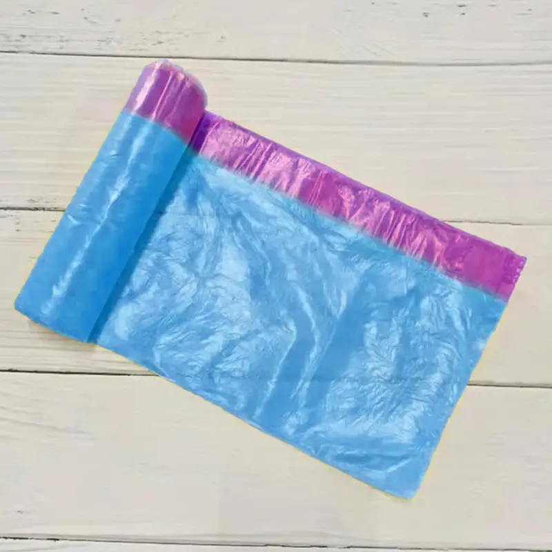 Kantong Plastik Sampah Set 5 Roll Plastik Sampah Kresek Rumah Tangga Dengan Tali Terbaru -LD-1 3