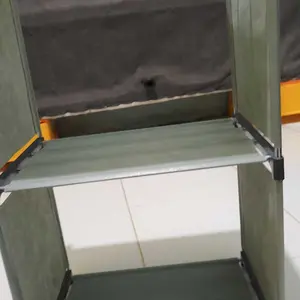 BAS Rak buku serbaguna lemari buku lemari multifungsi 2 susun