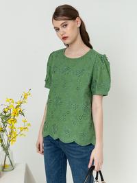 Gambar SISTER'S Blouse - Blus Atasan Wanita Katun Brukat S3757 (JS) - Hijau, M (T2) dari Sisters Fashion Group Kota Administrasi Jakarta Utara 4 Tokopedia