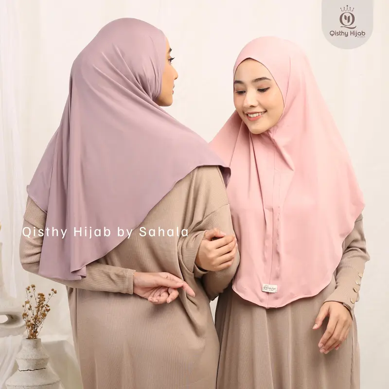 AMANDA SIZE L | Hijab Instan Daily NONPED Premium | Bergo Instan Premium | Hijab Bergo Jersey 2