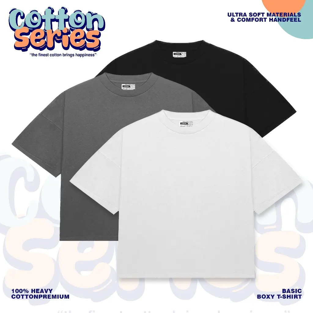 BOXY FIT TEE BAJU OVERSIZE BOXY BAJU OVERSIZE PRIA POLOS OVERSIZED BOXY FIT PREMIUM COTTON COMBED