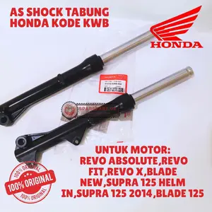 AS SHOCK+TABUNG ORIGINAL HONDA KODE KWB, AS SHOCK TABUNG REVO ABSOLUTE, AS SHOCK TABUNG REVO FIT, AS SHOCK TABUNG REVO X, AS SHOCK TABUNG BLADE NEW, AS SHOCK TABUNG SUPRA 125 2014, AS SHOCK TABUNG SUPRA 125 HELM IN, AS SHOCK TABUNG BLADE 125
