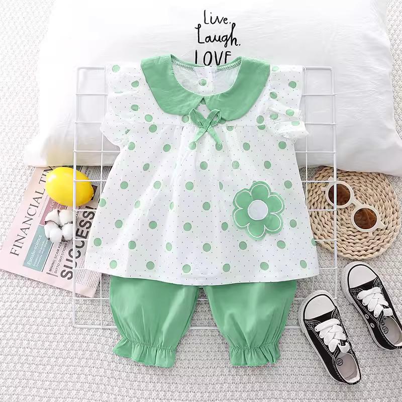 Baju Anak - Setelan Flamo Anak Perempuan Sablon Flower / Oneset Fashion Lucu Anak Perempuan Terbaru 2