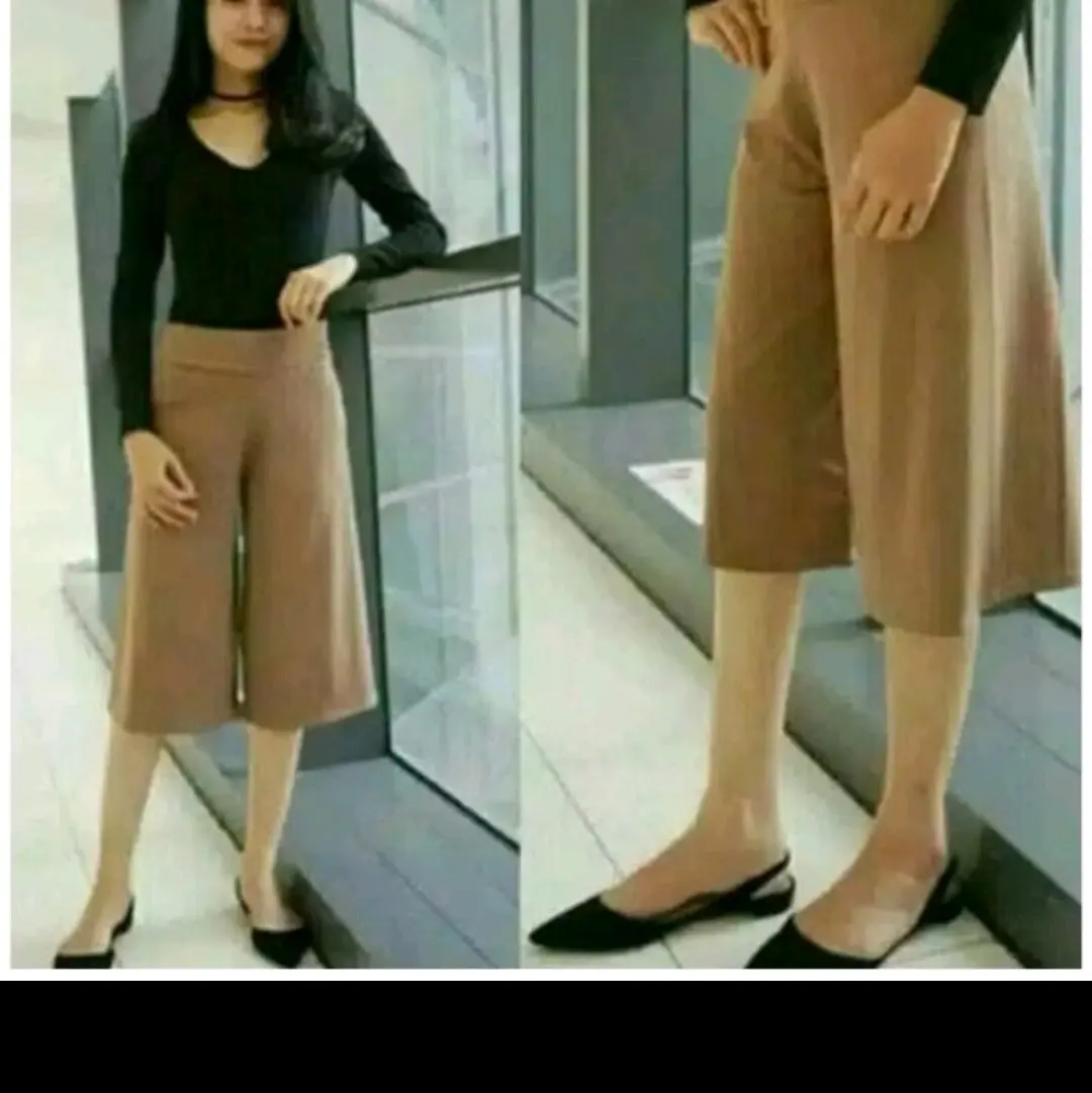 CELANA KULOT PENDEK 7/8 SCUBA PREMIUM CELANA PENDEK KEKINIAN Melar Tebal Fit Kantong Karet Nyaman Shorts Wanita Basic Dewasa