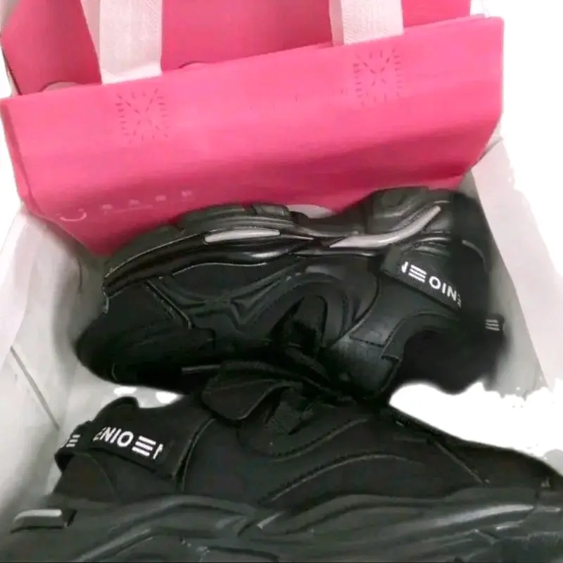 PROMO sepatu anak import kualitas premium sangat ringan bahan PU dan EVA sepatu sport sepatu sekolah SD perempuan dan laki laki Fashion 1