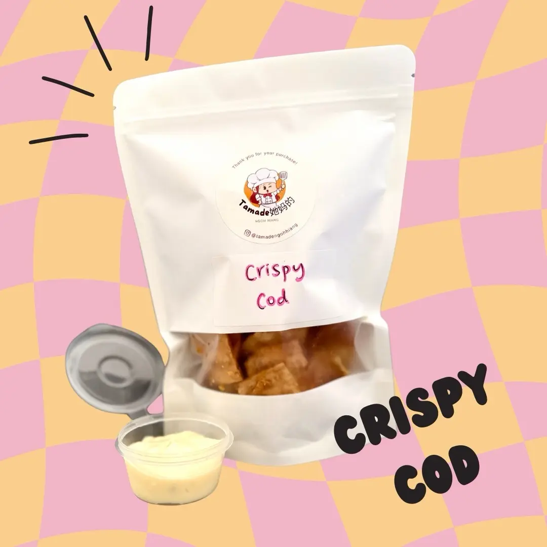 Tamade Crispy Cod (truffle mayo dip) Addictive Snack Chip