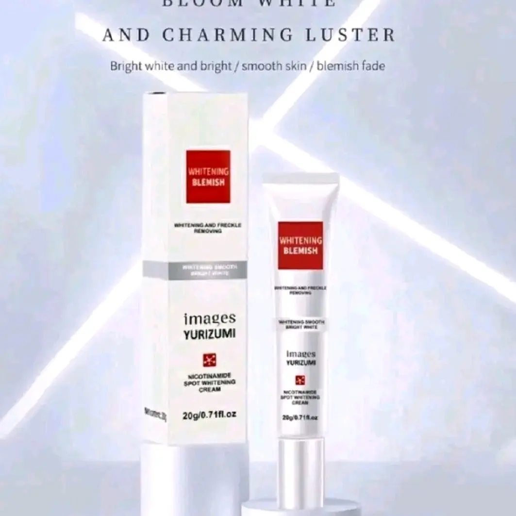Krim Images Yurizumi Whitening Freckle Cream Untuk Menghilangkan Bintik Flek Hitam-Pelembap, Facial, Mencerahakan, Obat Jerawat dan Perawatan Wajah Berminyak Acid Pencerah