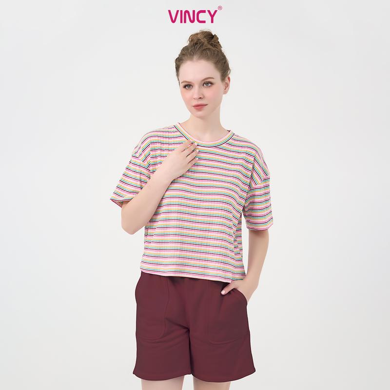 BST080W41-BỘ SHORT THUN VỚI THIẾT KẾ ÁO CROPTOP MANG PHONG CÁCH TRẺ TRUNG VÀ NĂNG ĐỘNG TẠO CẢM GIÁC THOẢI MÁI KHI MẶC