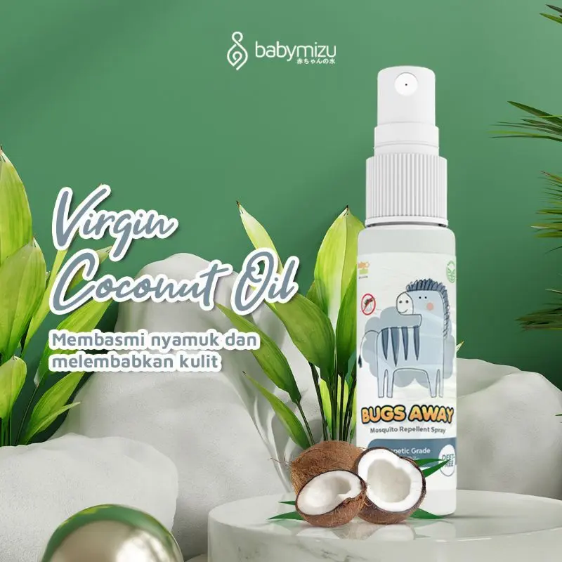 BABYMIZU Bugs Away - Spray Anti Nyamuk Bayi Natural No Alcohol No DEET - Anti Serangga & Deep Sleep Traveling Bayi (30 ml) 8