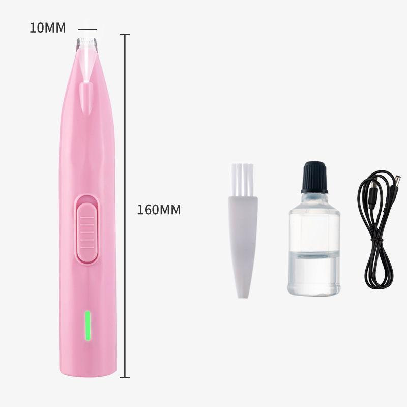Product Introduction of Dog Cat Foot Hair Trimmer Pet Paw Nail Grooming Clipper Electrical Cat Cutter Machine Rechargeable Shaver 10