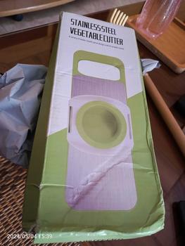 Product Review of 5 IN 1 Multifunction Mandoline Slicer Vegetable Grater Cutter Potato Peeler Garlic Kitchen Tools Steel Kitchenware Stainless Steel from a**4 1
