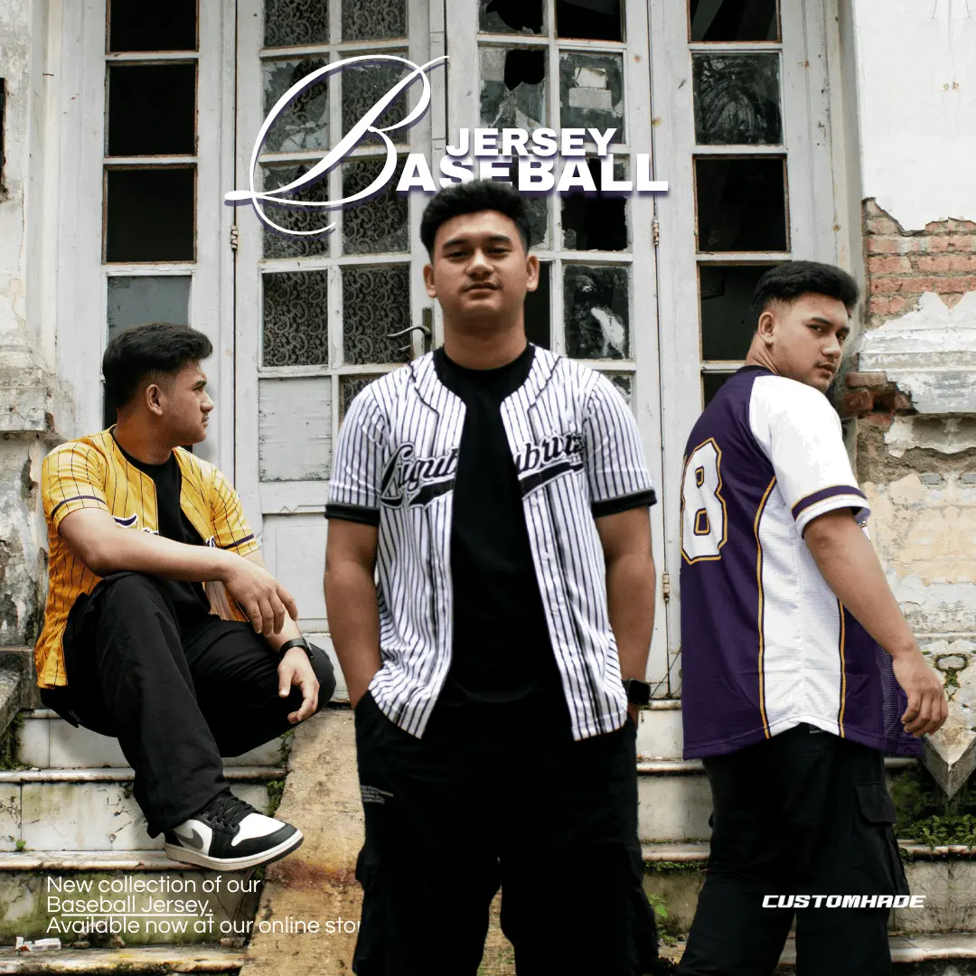 Jersey Baseball Streetwear Number Retro / Jersey Vintage / Jersey Rugby Pria Wanita Unisex Trend Kekinian Custom Nama Full Printing Customhade