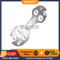 Gambar ELROSTO Kunci Pas Sepeda Multi Ukuran 10 In 1 Alat Bengkel Komplit Ringan dari Elrosto Kota Surabaya 1 Tokopedia