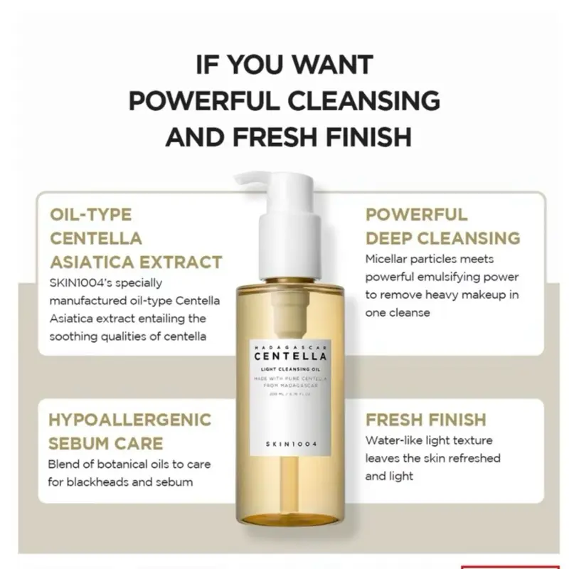 Cleansing oil SKIN1004 Centella madagaskar